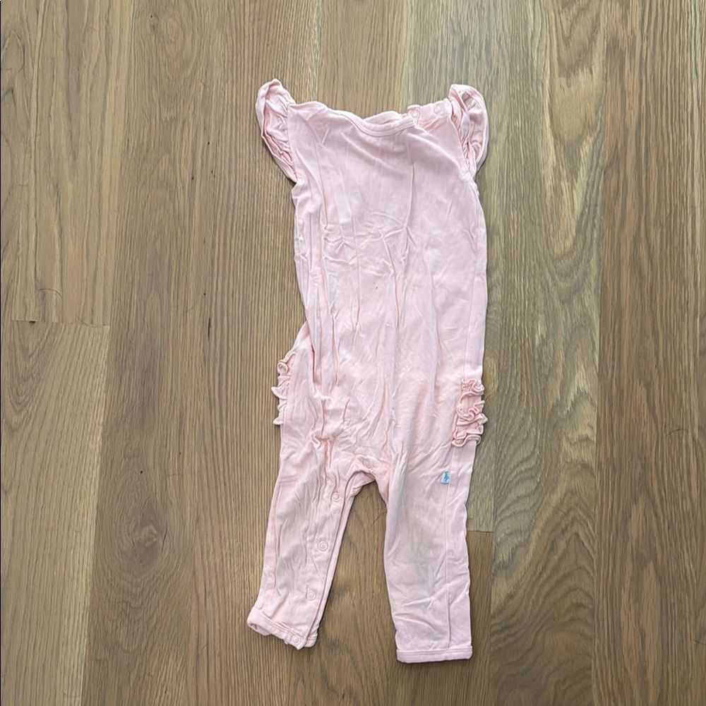 Posh Peanut Pink Baby Romper
